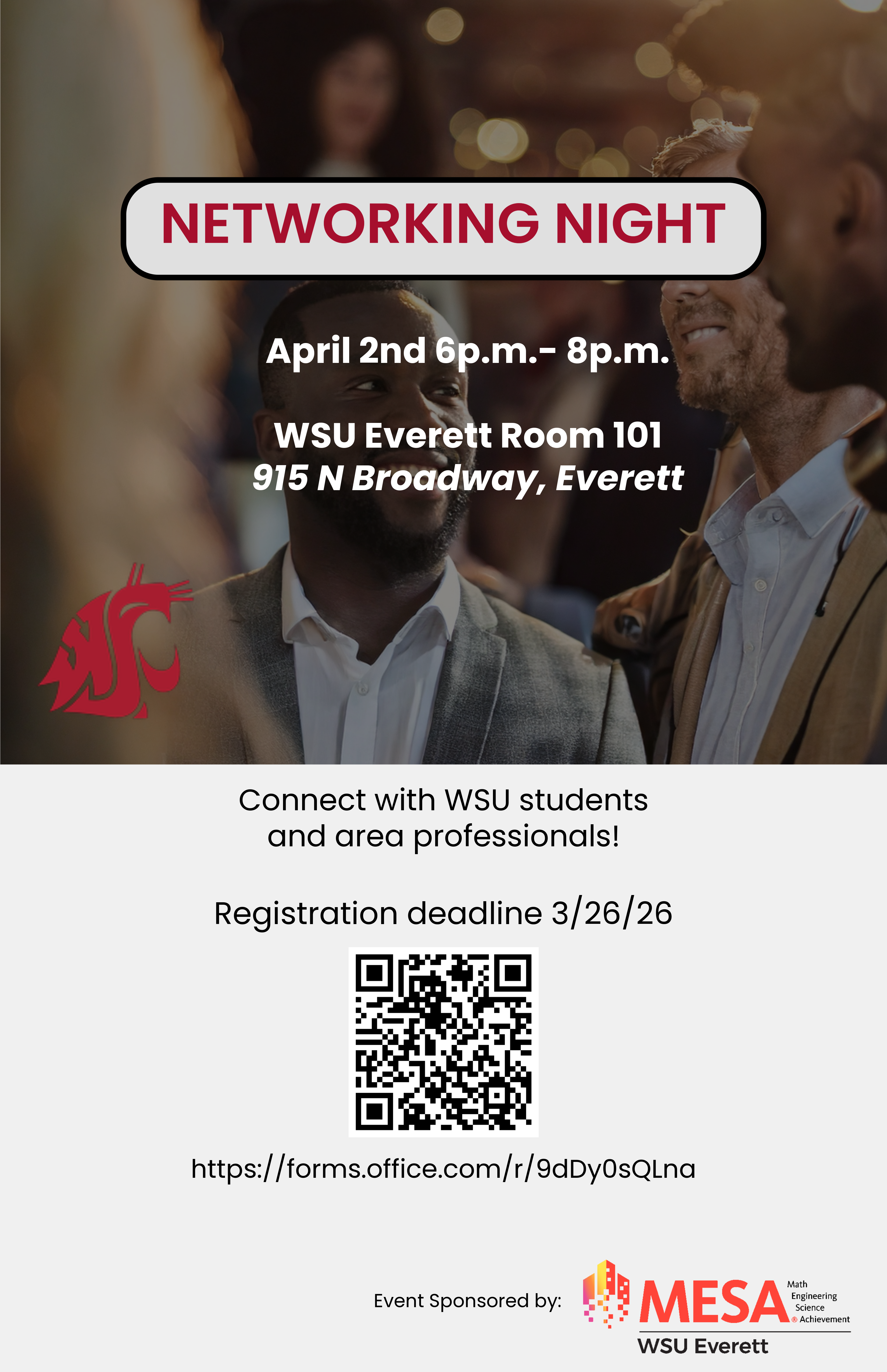 Flyer with RSVP QR Code